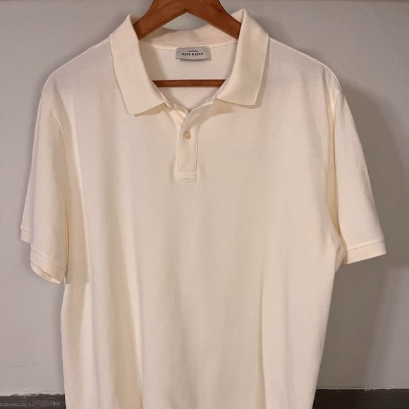Berg & Berg Polo Shirt Size XL in Off White Color NEW - Picture 1 of 4